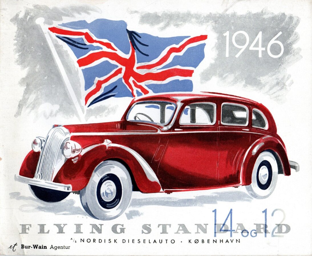 STANDARD TRIUMPH bilbrochure, auto katalog, auto prospekt, automobile